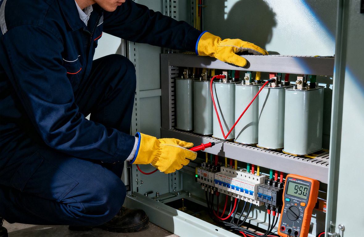 มีวิธีที่ไม่รุกรานในการตรวจสอบสุขภาพภายในของตัวเก็บประจุพลังงาน เช่น ความต้านทานอนุกรมที่เทียบเท่า (ESR) หรือไม่