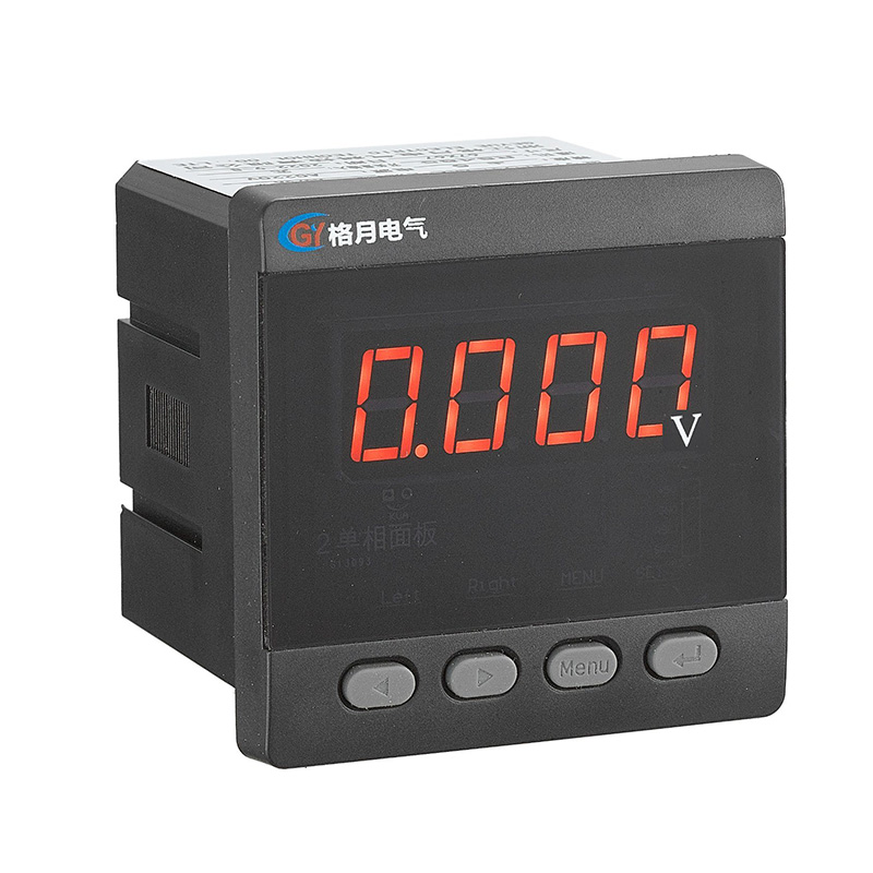 GY194U-K1 ซีรีส์ LED LCD AC DC RS485 โวลต์มิเตอร์เฟสเดี่ยว
